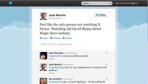 Leah Gooding approves of Jude Machin's Obama Avatar